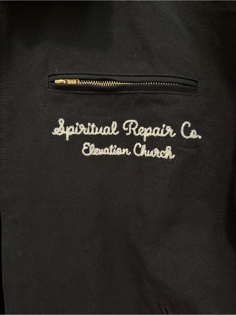 NWOT  Elevation Church Eternal Reward Canvas Jacket Black Size L - Picture 3 of 8